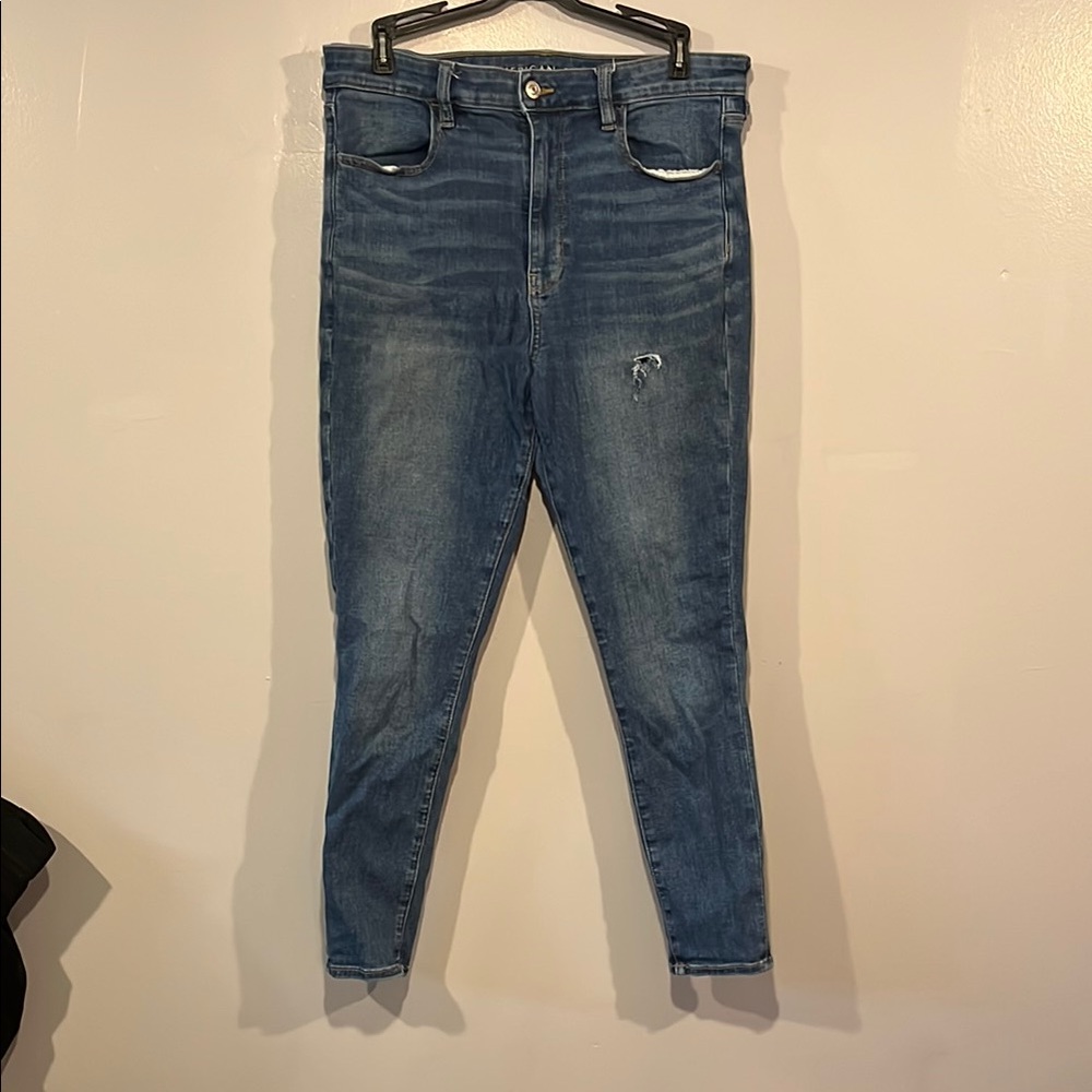 American Eagle Outfitters High Rise Blue Jeans